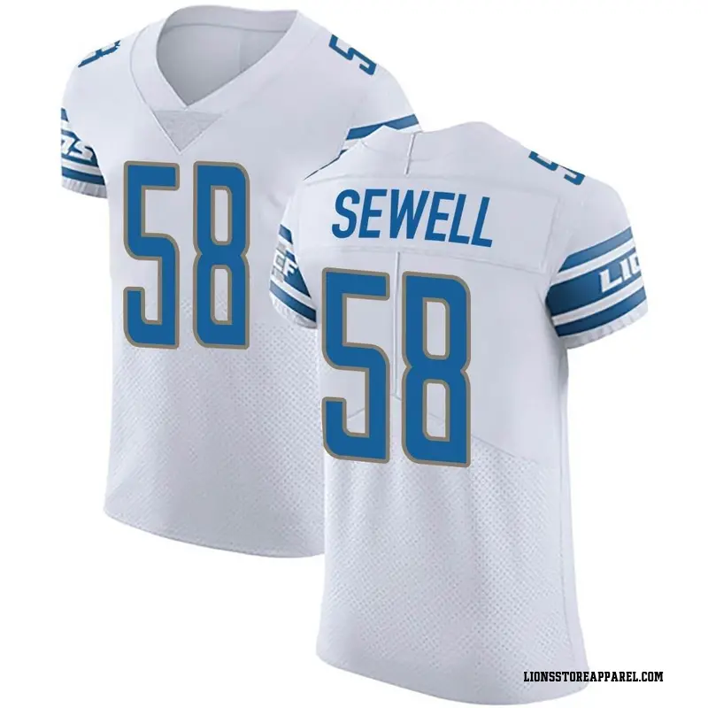 Nike Penei Sewell Detroit Lions Limited Black Reflective Jersey - Youth