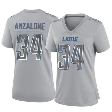 Alex Anzalone Detroit Lions Men's Legend Gray Color Rush T-Shirt