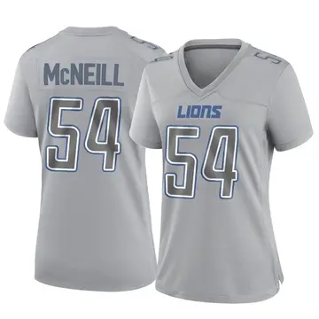 Alim McNeill Youth Detroit Lions Ash Pro Line Backer Pullover Hoodie - Pro  Sweatshirts