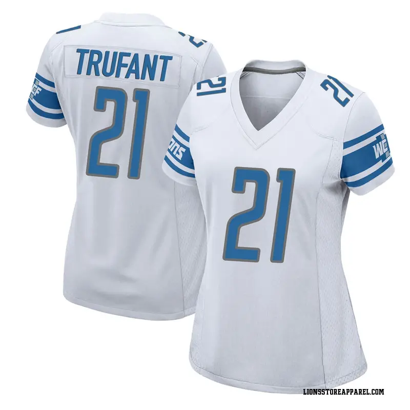 Desmond Trufant White Game Jersey By Nike