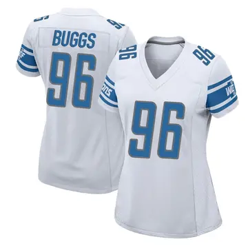 Men's Detroit Lions Isaiah Buggs Nike Blue Home Game Player Jersey