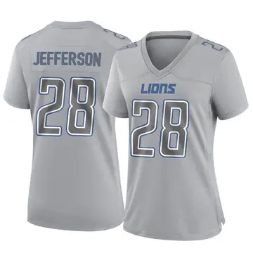 Men's Detroit Lions Jermar Jefferson Nike Blue Game Jersey