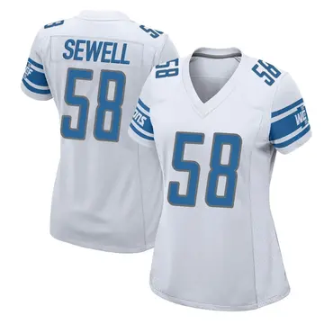 Penei Sewell Detroit Lions Youth Name & Number Logo T-Shirt - Ash