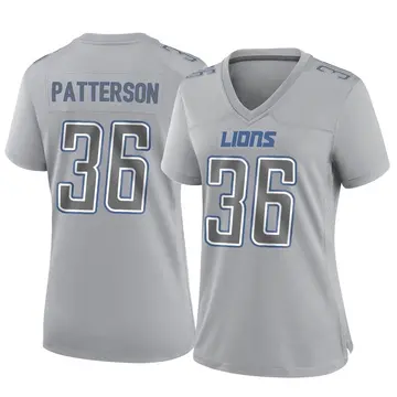 Men's Nike Riley Patterson Blue Detroit Lions Team Game Jersey