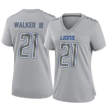 Men's Nike Tracy Walker III Blue Detroit Lions Game Jersey