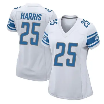 Will Harris Men's Nike Blue Detroit Lions Custom Game Jersey Size: Small