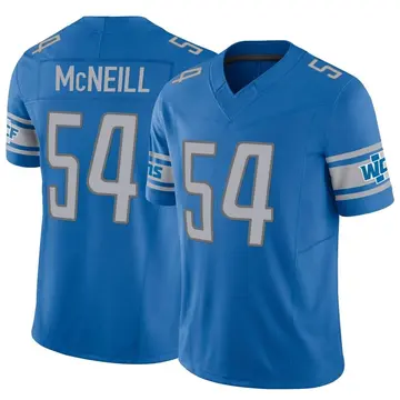 Men's Nike Alim McNeill Blue Detroit Lions Game Jersey Size: 3XL