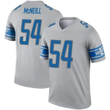 Alim McNeill Youth Detroit Lions Ash Pro Line Backer Pullover Hoodie - Pro  Sweatshirts