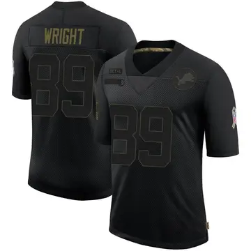 Brock Wright Detroit Lions Youth Legend Gray Color Rush T-Shirt