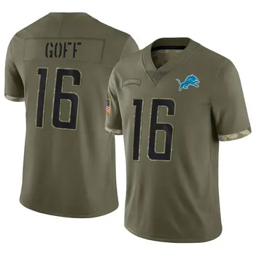 Detroit Lions Nike Mid Tier Goff Youth Replica Jersey - 195913027371