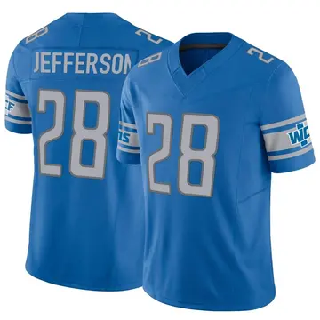 Men's Detroit Lions Jermar Jefferson Nike Blue Game Jersey