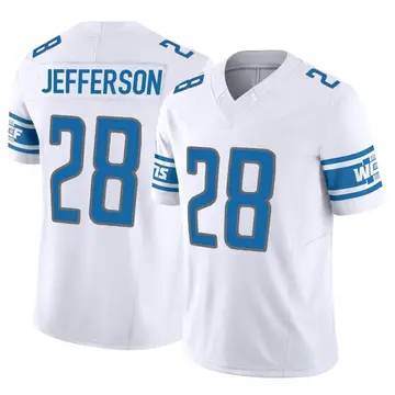 Men's Detroit Lions Jermar Jefferson Nike Blue Game Jersey