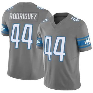 Men's Nike Malcolm Rodriguez Blue Detroit Lions Player Game Jersey