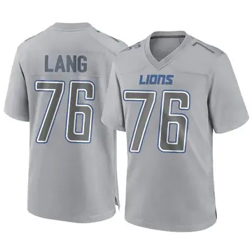 Nike T.J. Lang Detroit Lions Legend Blue Jersey - Men's